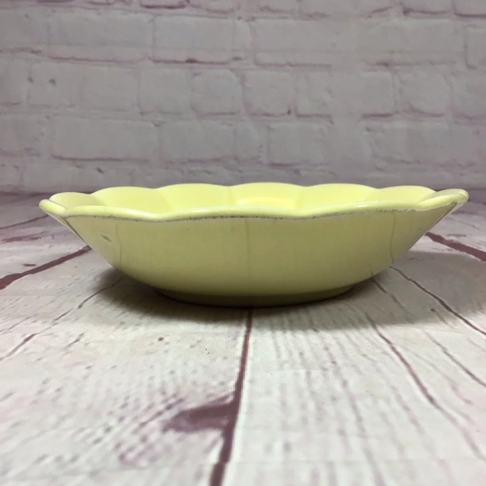Vintage WS George Elmhurst Yellow Fruit Dessert Sauce Bowl